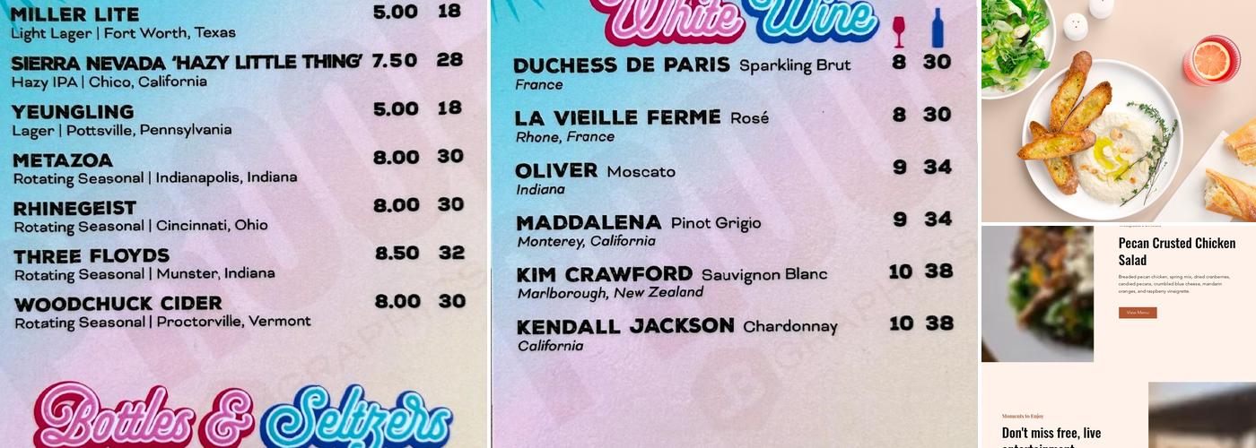 Wolfies Grill - Fishers Menu