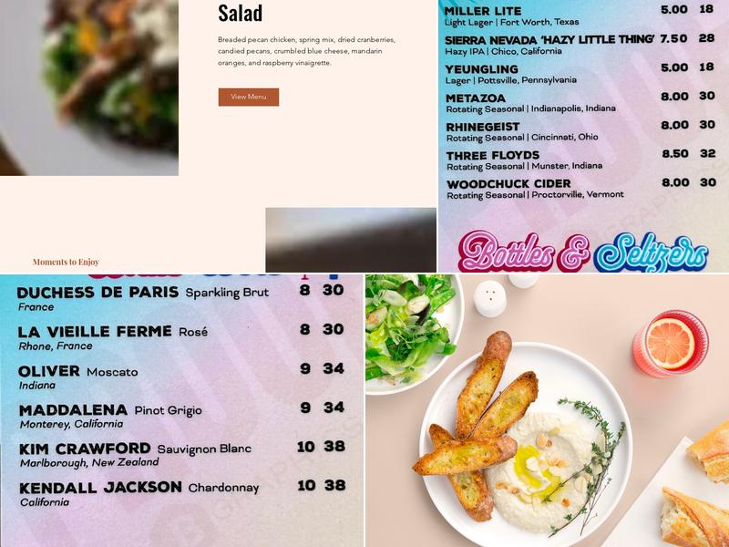 Wolfies Grill - Fishers Menu