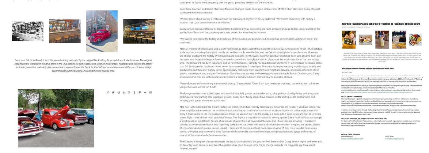 Docs Just Off 66 Menu