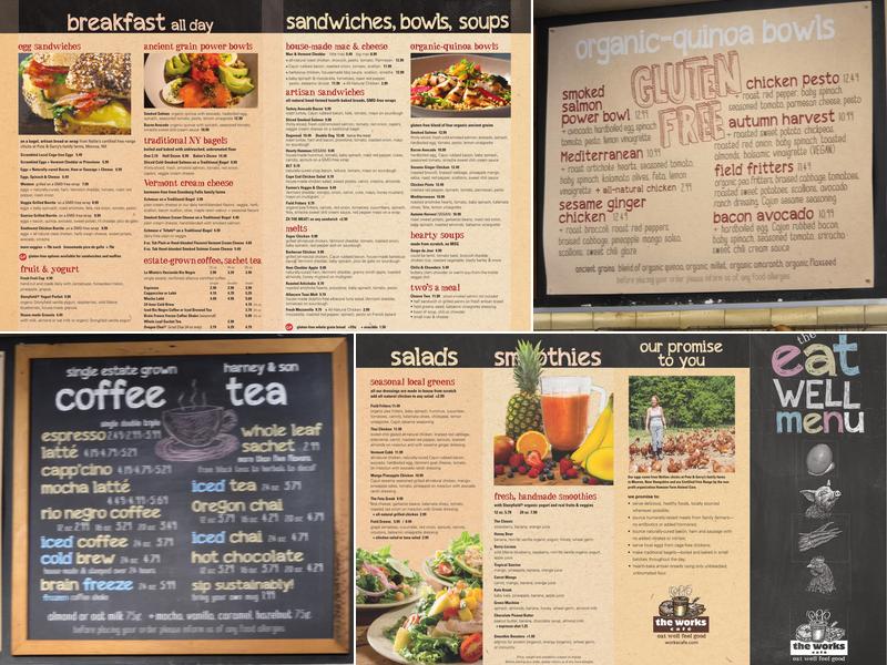 The Works Café Menu