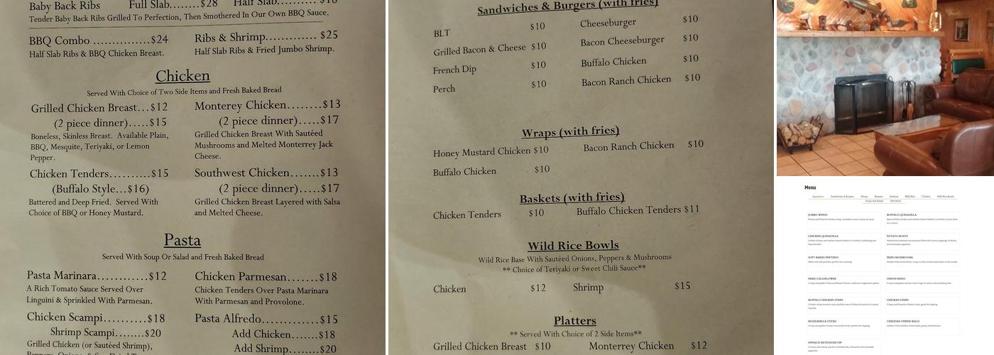 Boundary Waters Restaurant Menu