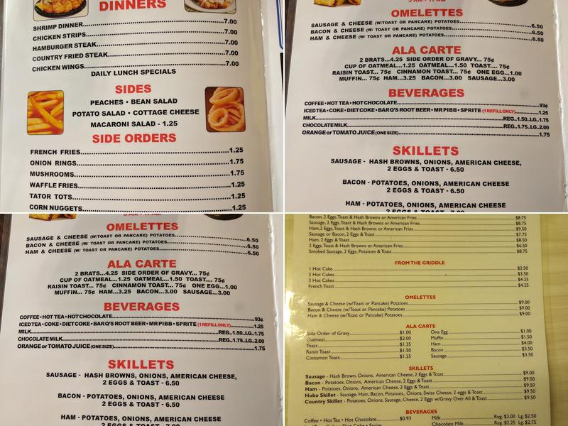 Janets Kitchen Menu