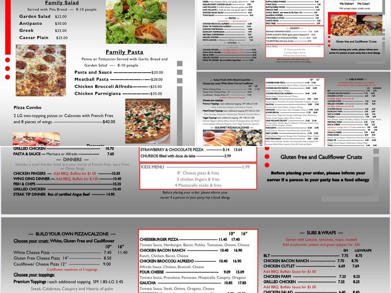 Planett Pizza (Lake Williams Pizza) Menu