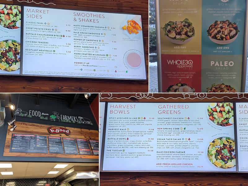 B.GOOD Menu