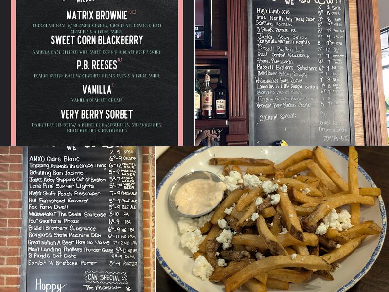 The Rail Trail Flatbread Co. Menu