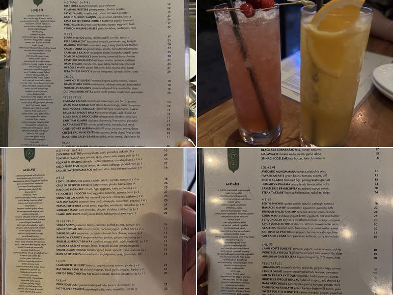 Sarma Restaurant Menu