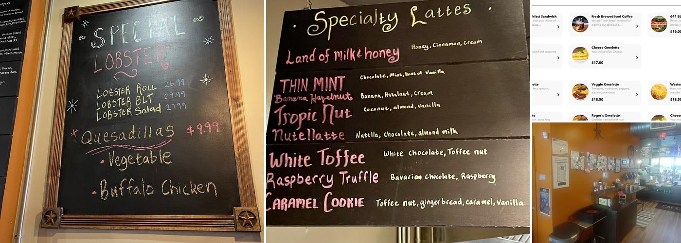 Café 641 Menu