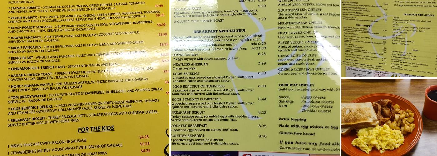 Stow Café Menu