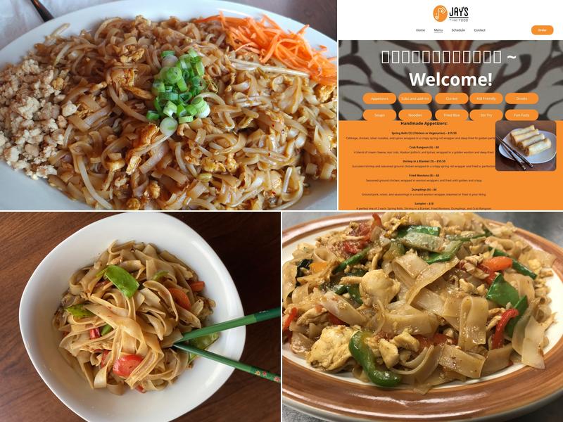 Jays Thai Food Menu
