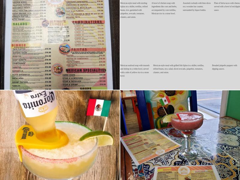 Aztec Restaurant Menu