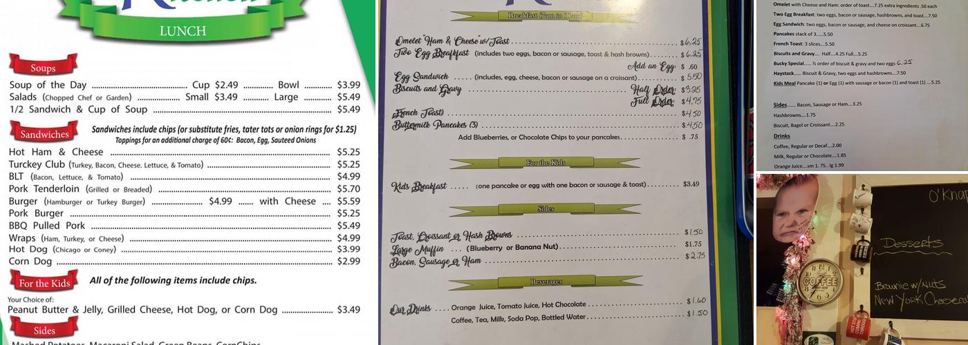 O'Knappy's Kitchen & PUB Menu