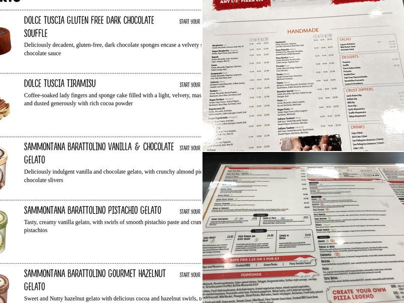 Firezza Menu