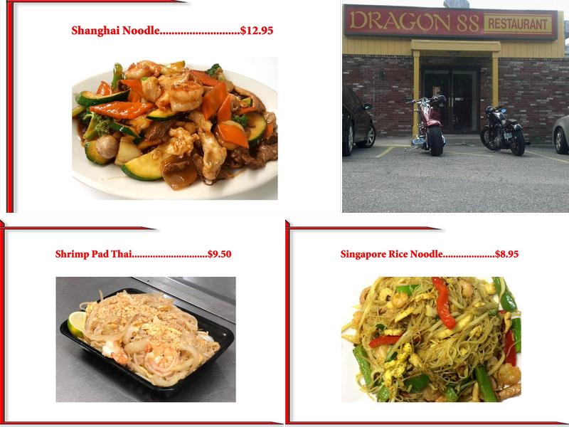 Dragon 88 Restaurant 260 Shrewsbury St, Boylston