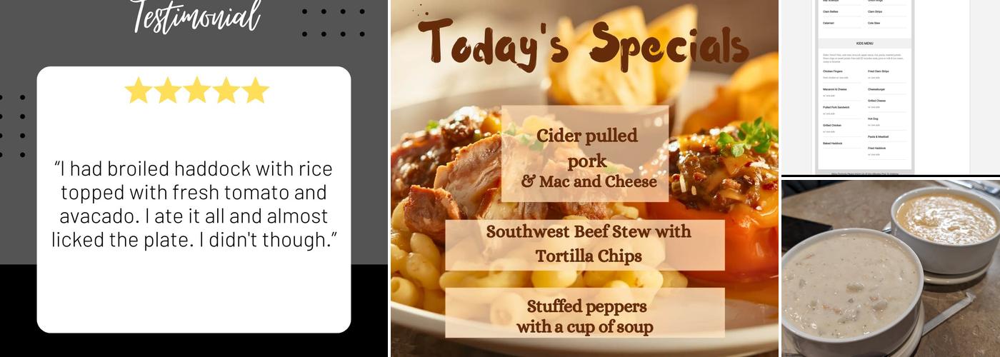 Harry's Restaurant Menu