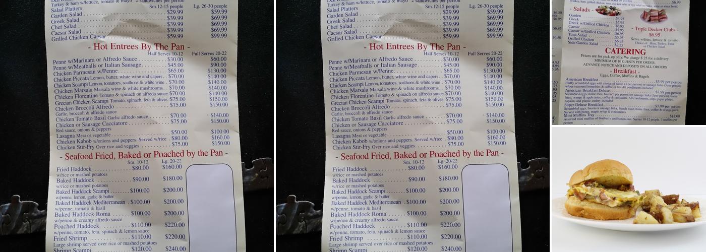 Cranberries Restaurant Menu