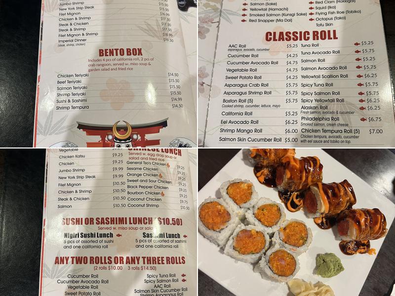 Tarouya Menu