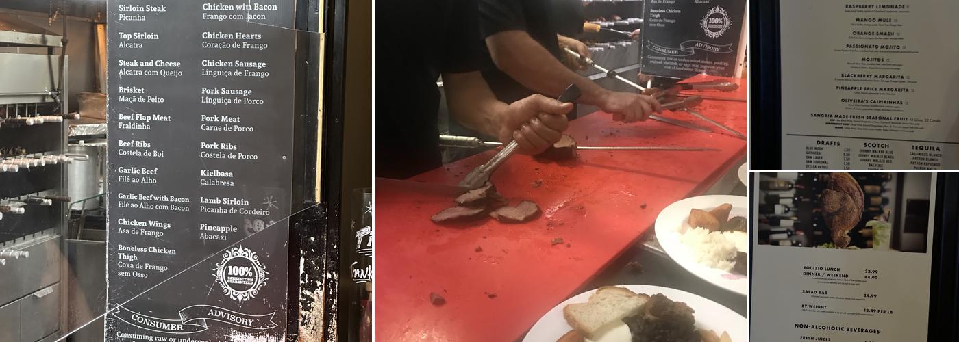 Oliveira's Steak House Menu