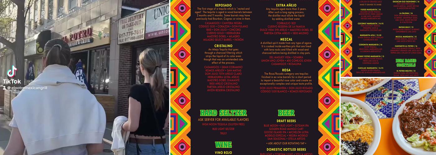 El Potro Mexican Bar & Grill Menu