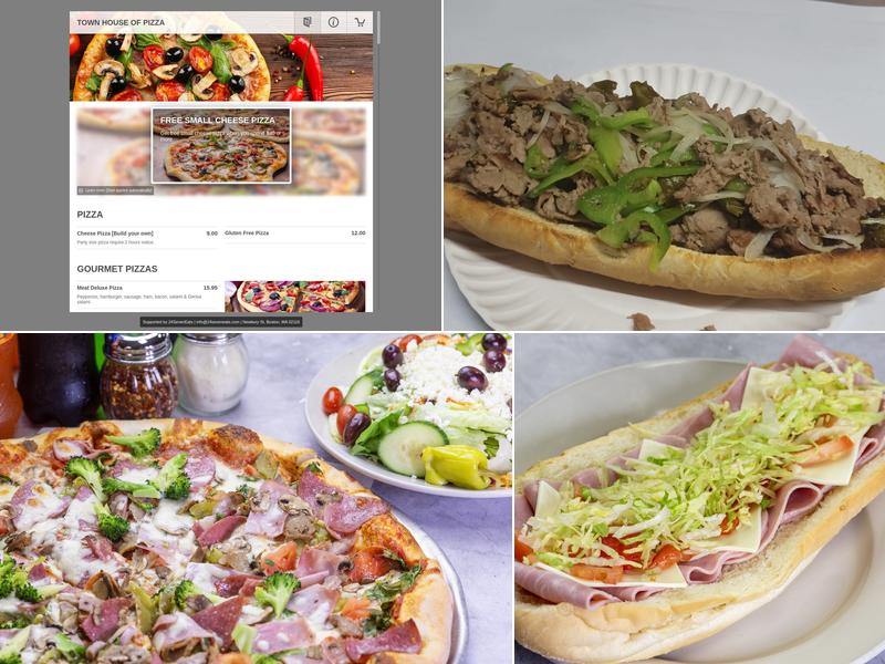 Town house of pizza Menu