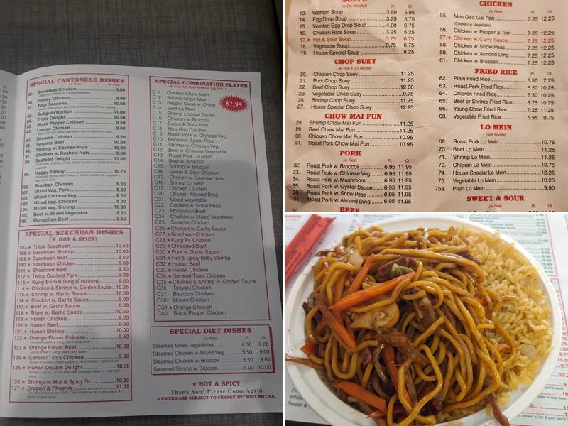 Great Wall Menu
