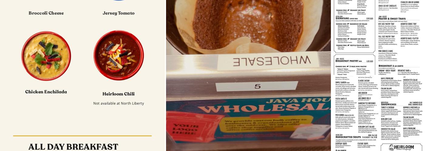 Java House Coffee Roasters- Mormon Trek Menu