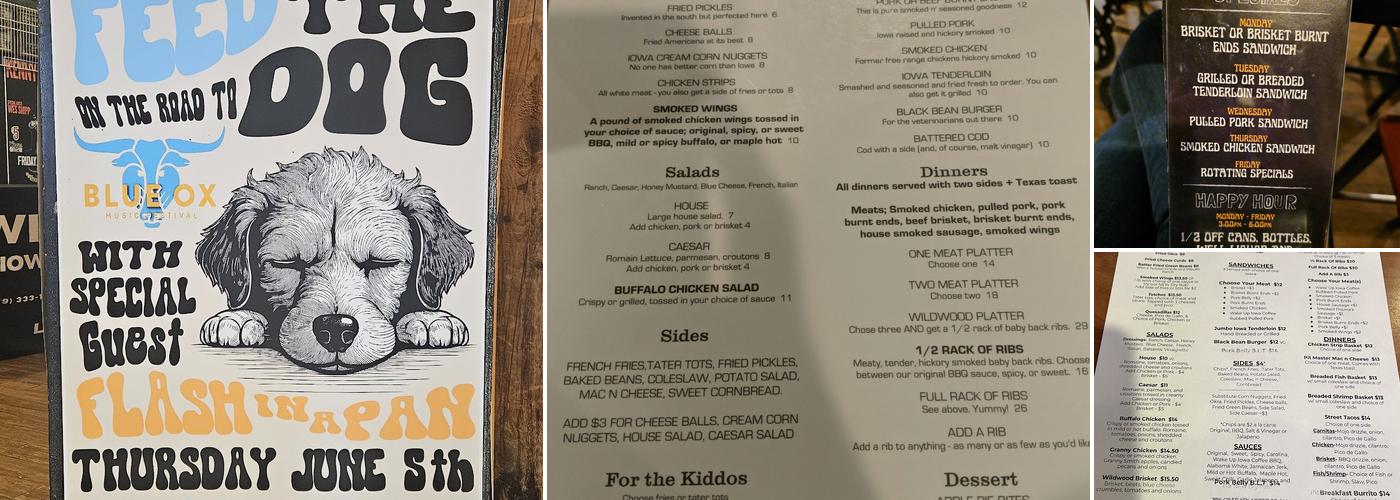 Wildwood Smokehouse & Saloon Menu