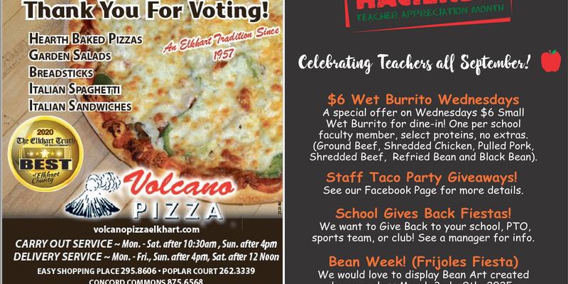 Volcano Pizza / Easy Shopping Place Menu