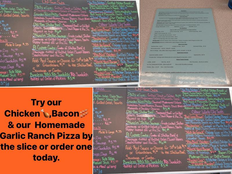 Chicago's Downtown Eatery Menu