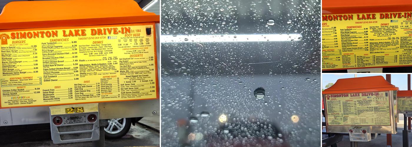 Simonton Lake Drive-In Menu