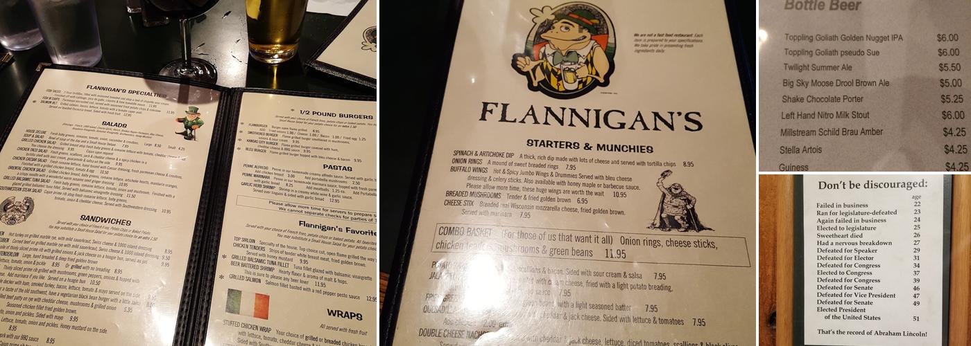 Iowa River Power Restaurant Menu