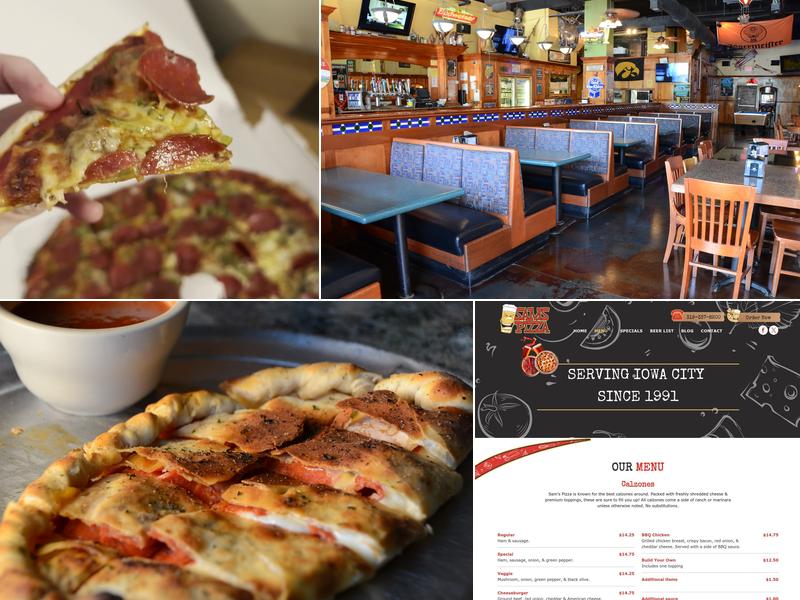 Sam's Pizza Menu
