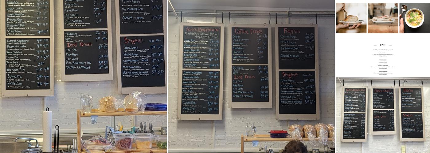 Steelyard Coffee Co Menu