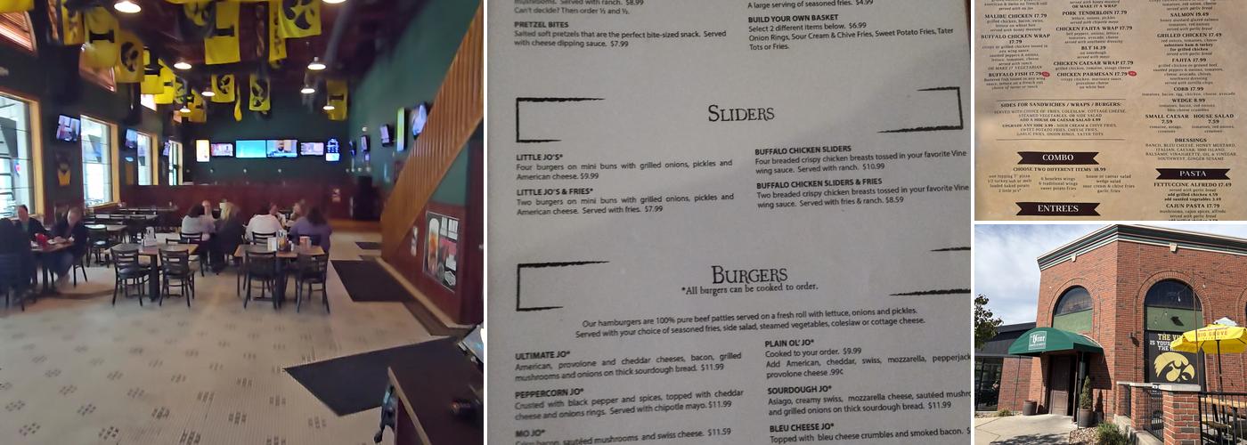 Vine Tavern & Eatery - Coralville Menu