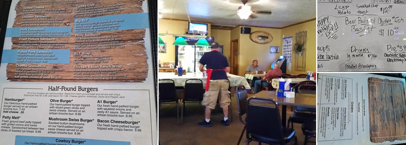 George's Bar & Grill Menu