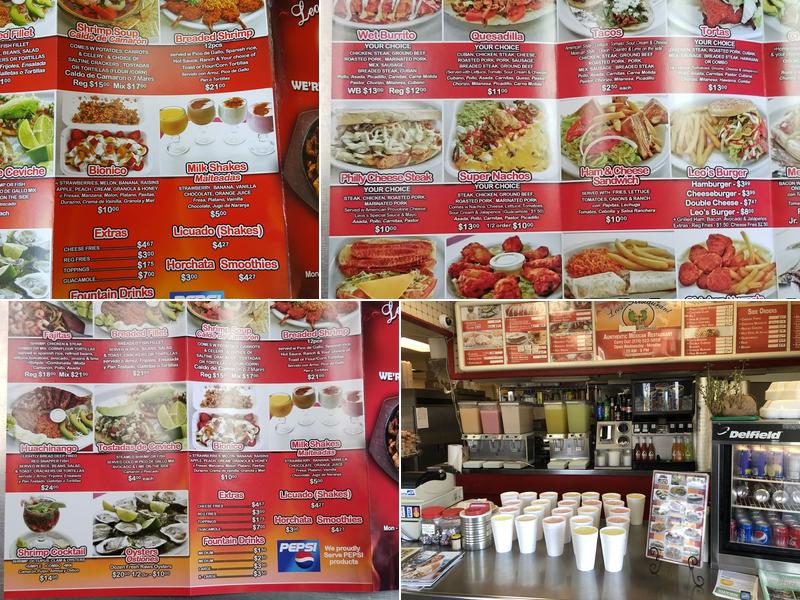 Leo's Restaurant Menu