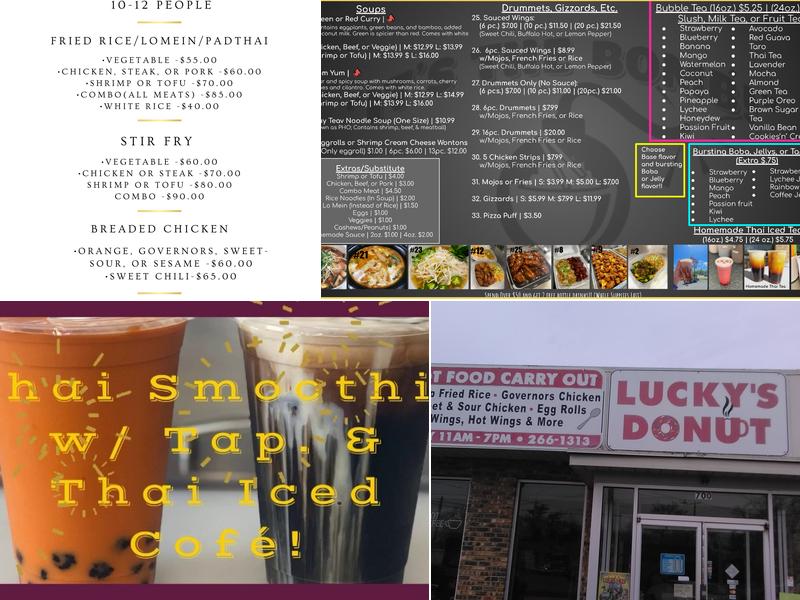Lucky's Menu