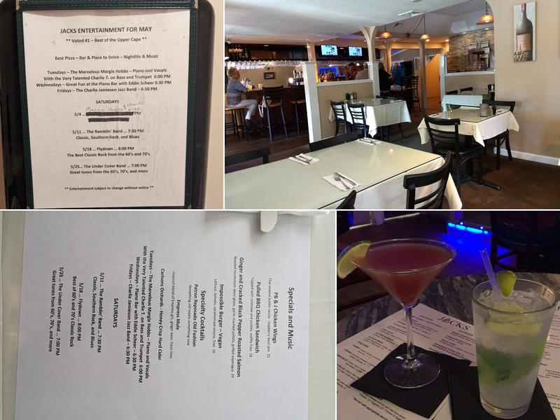 Jacks Restaurant & Bar Menu