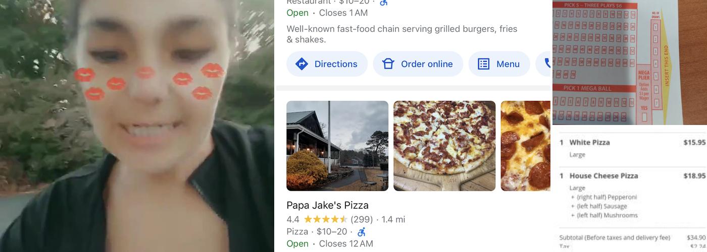 Papa Jake's Pizza Menu