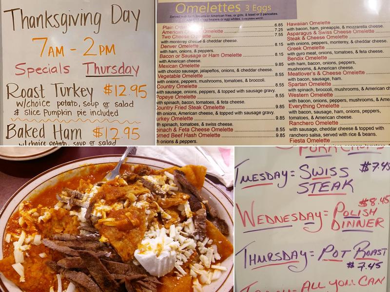 Bendix Restaurant Menu