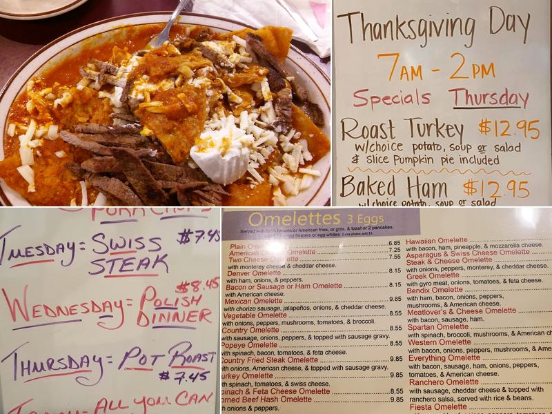 Bendix Restaurant Menu