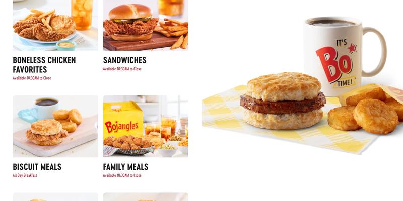 Bojangles Menu