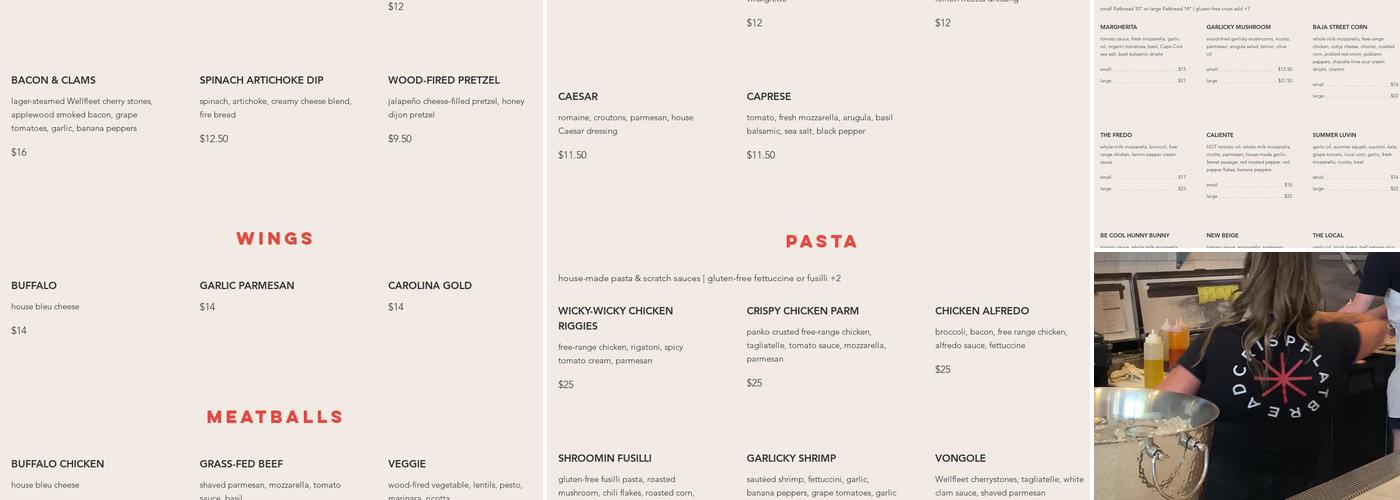 Crisp Menu