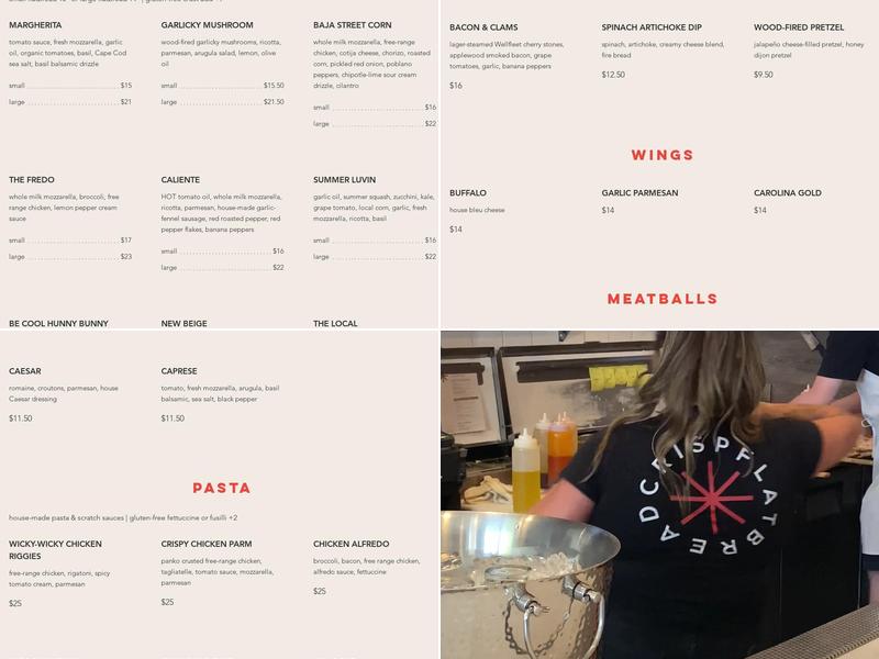 Crisp Menu