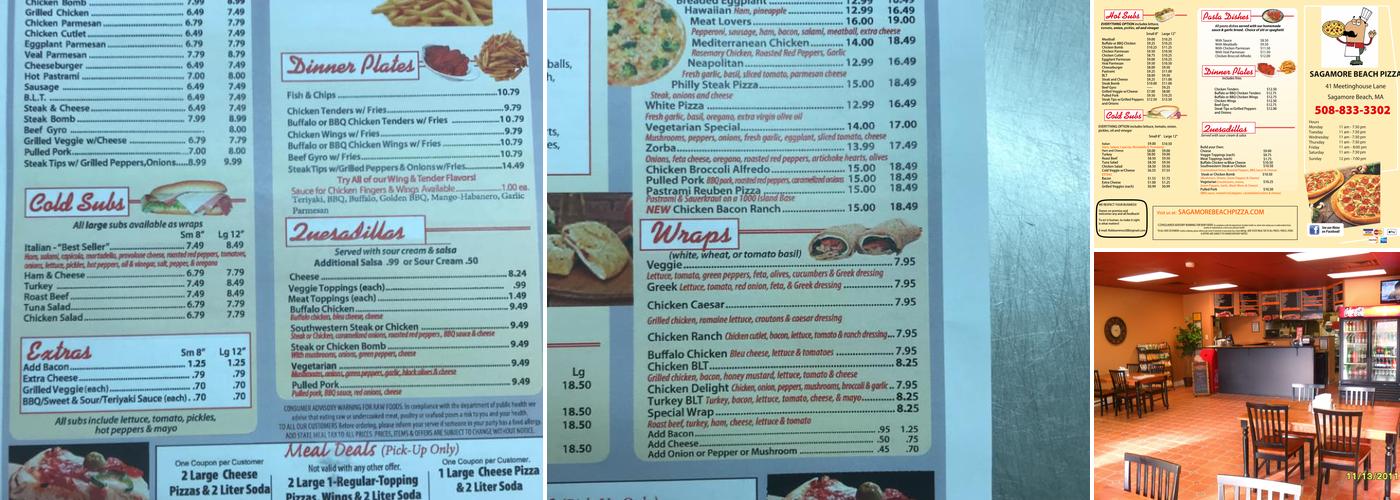 Mr.G`s Pizza Menu