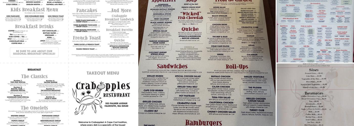 Crabapple's Menu