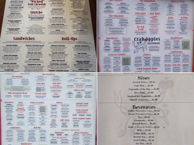 Crabapple's Menu