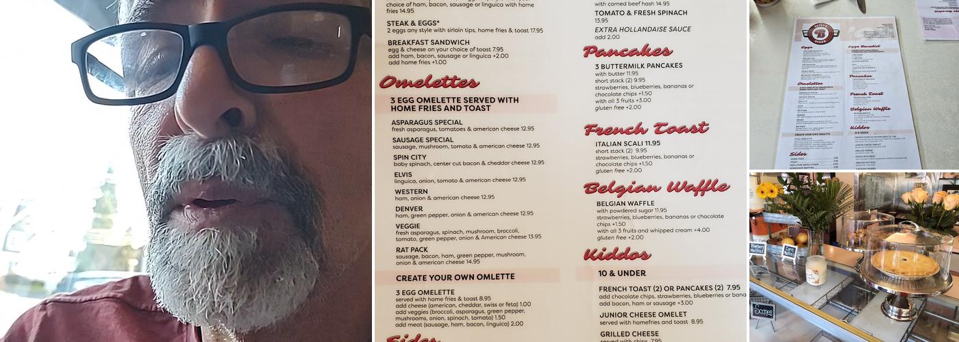 Betsy's Diner Menu