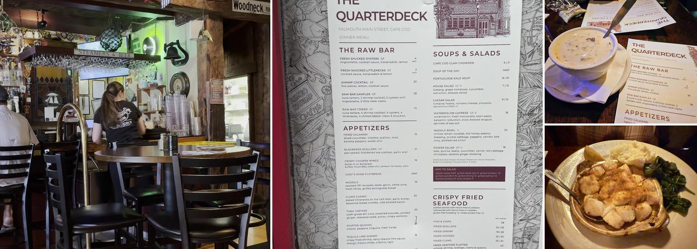 Quarterdeck Menu