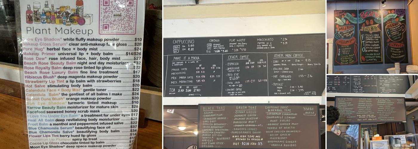 Coffee Obsession Menu