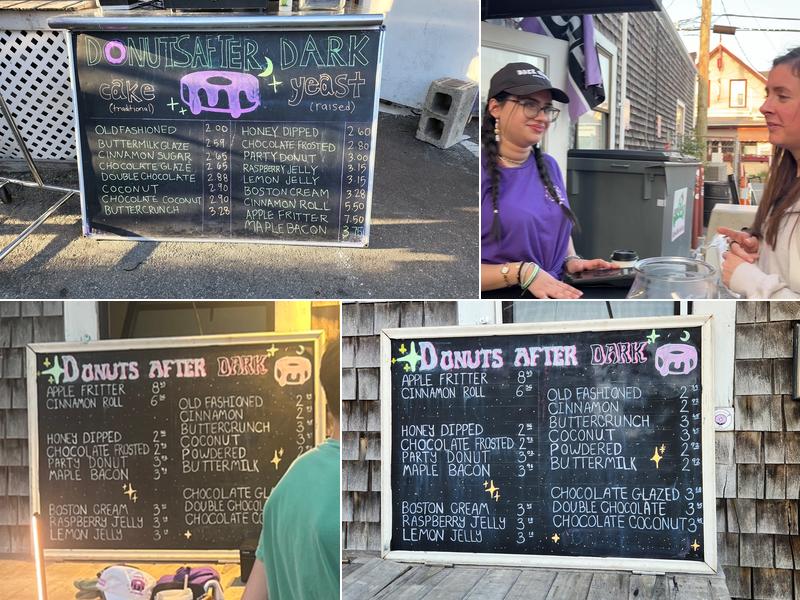 Back Door Donuts Menu